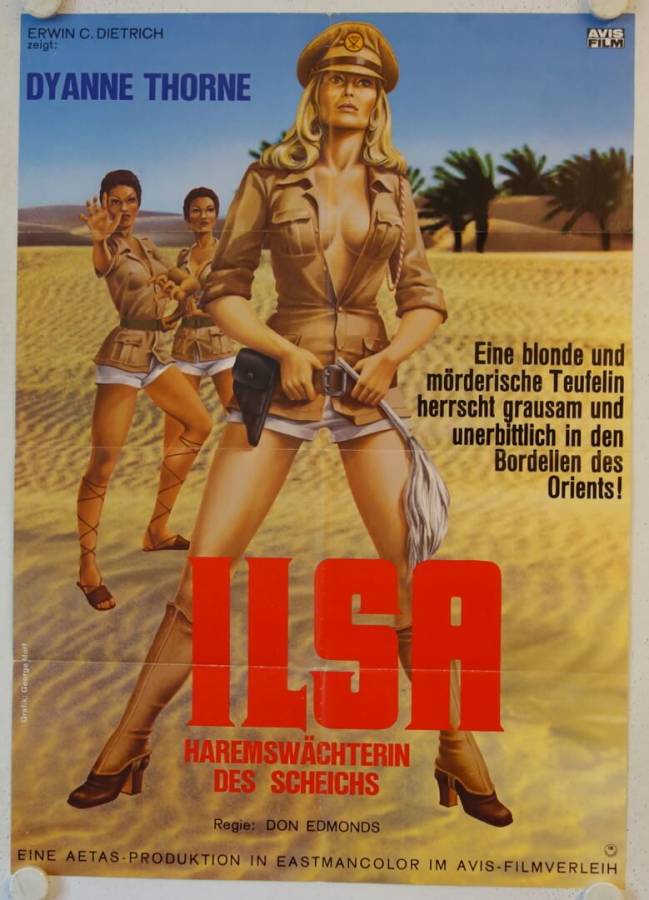 Ilsa die Haremswächterin des Ölscheichs originales deutsches Filmplakat